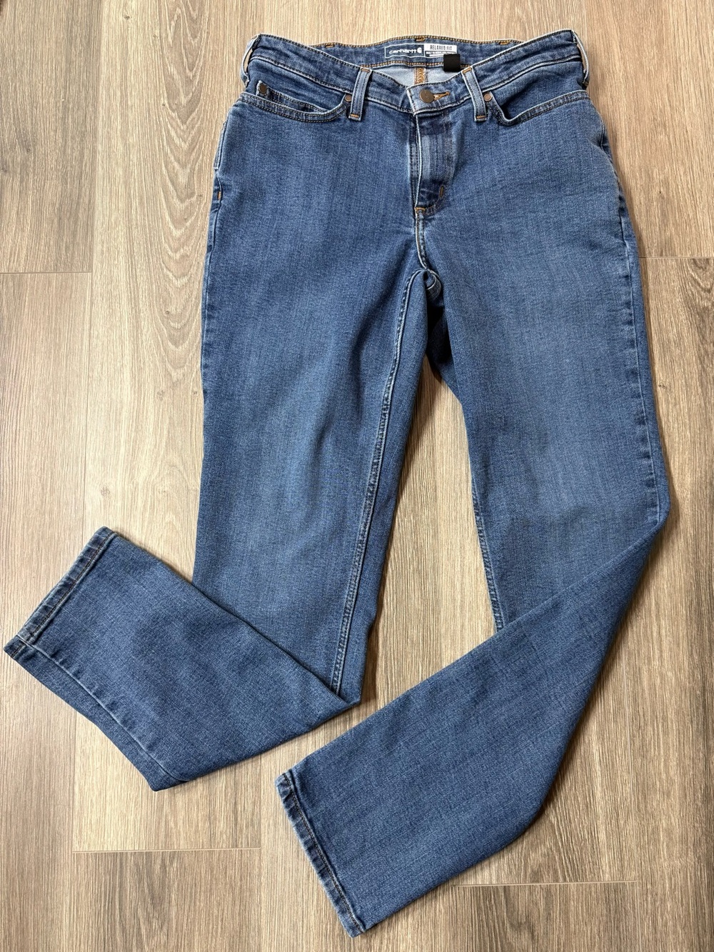 Carhartt Relaxed Fit Jeans | Size 6 Tall | Medium Wash